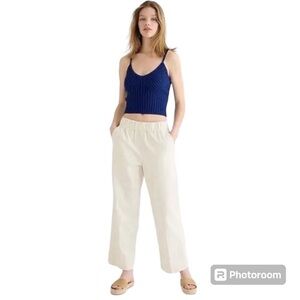 J. Crew Astrid wide leg chino pants